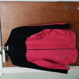 Fleece Jacket black and Pink